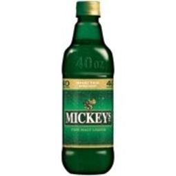 Mickeys Fine Malt Liquor Ale Beer, 40 fl. oz. Bottle, 5.6% ABV